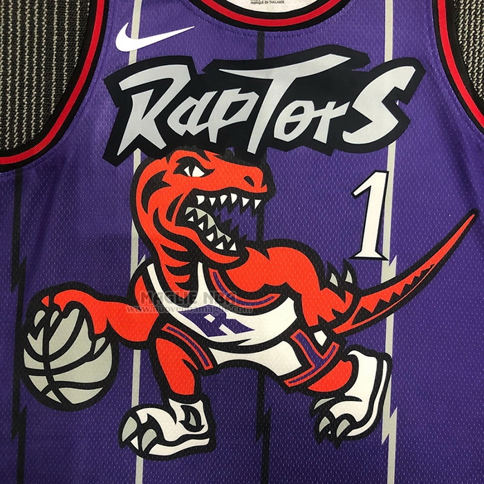 Maglia
 Tracy Mcgrady NO 1 Toronto Raptors Classic Edition Viola
